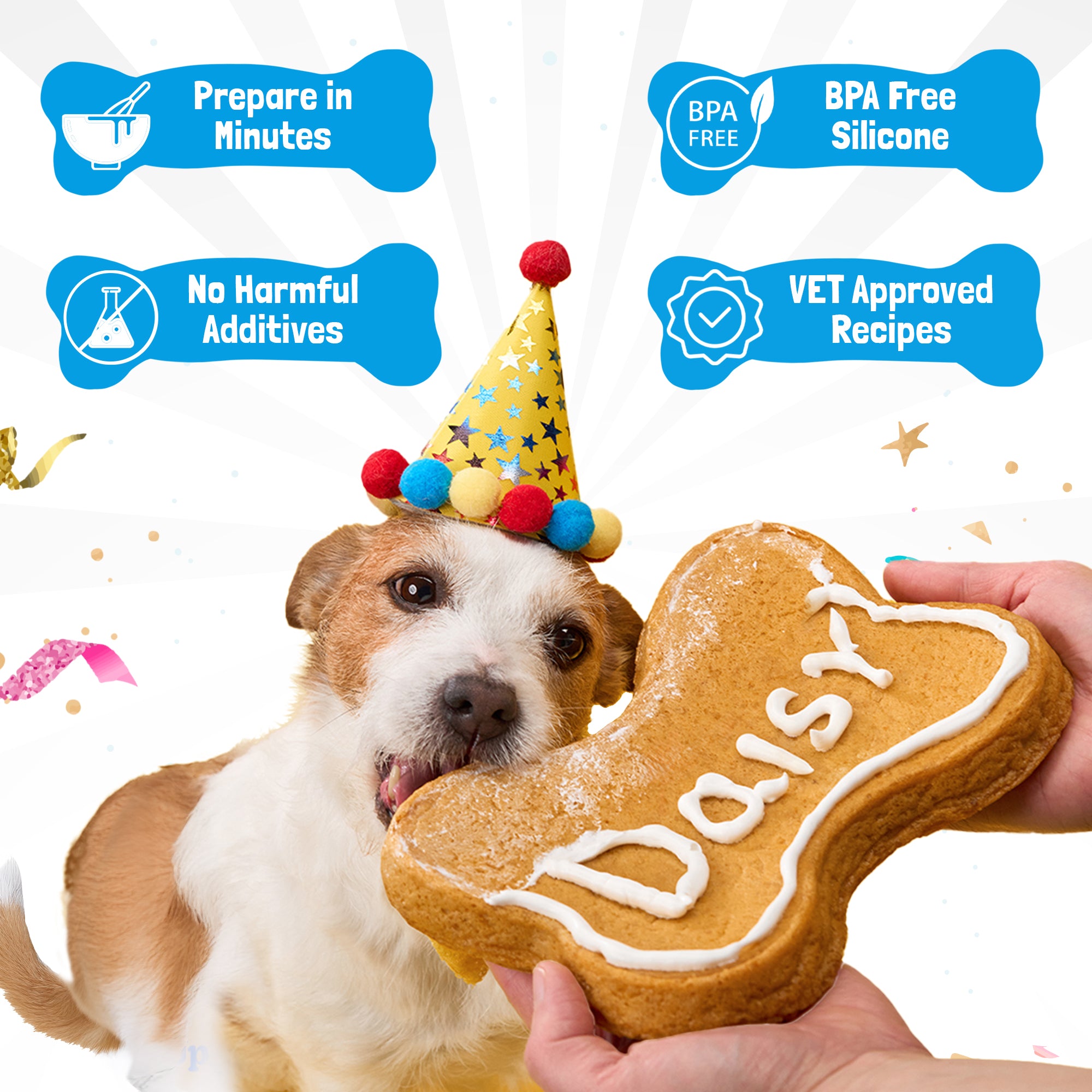 BoneItUp® Dog Birthday Cake Kit