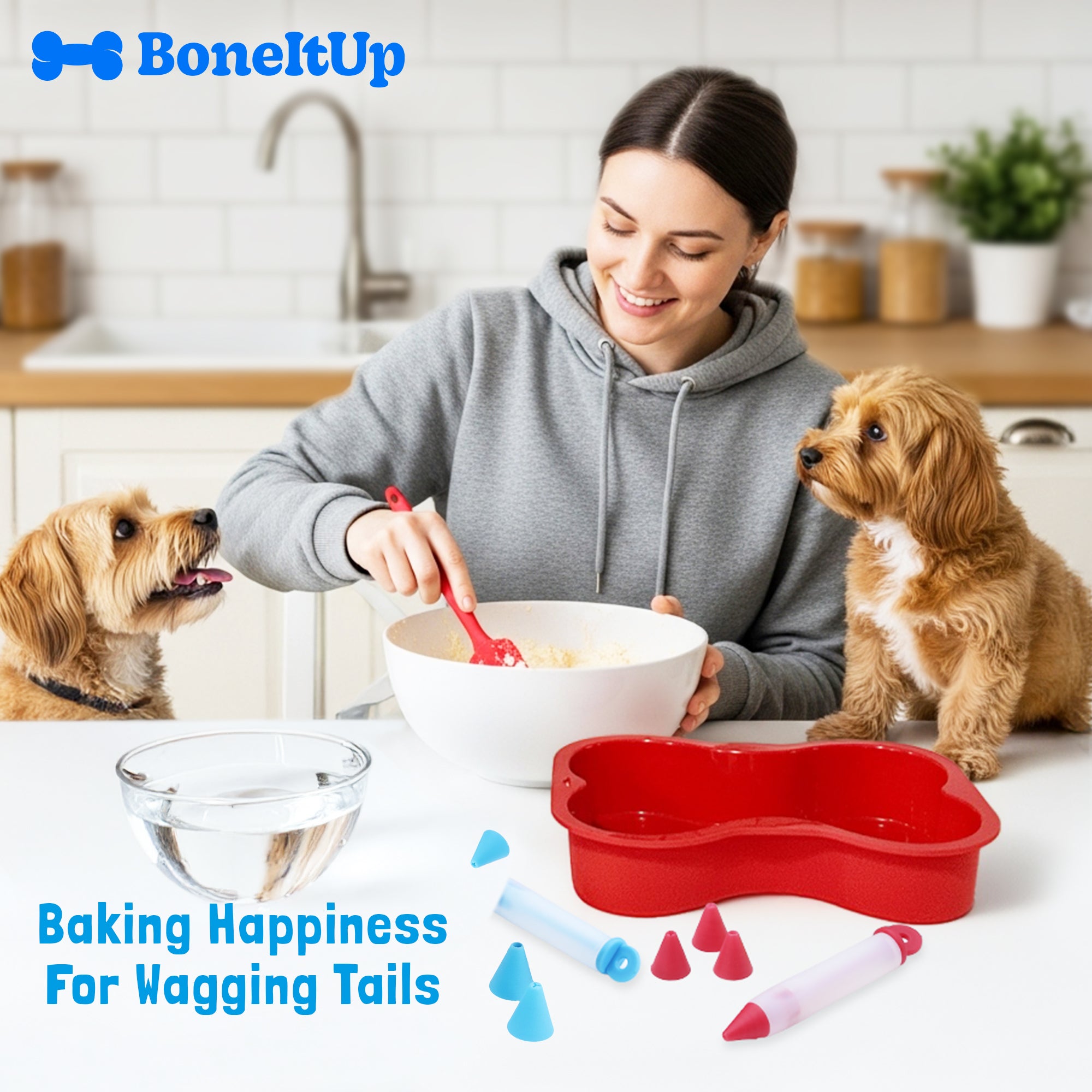 BoneItUp® Dog Birthday Cake Kit