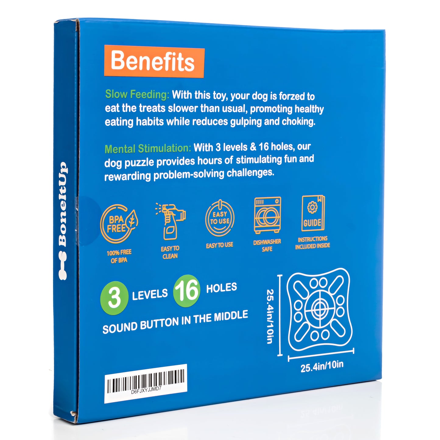 BoneItUp® Dog Puzzle Toy